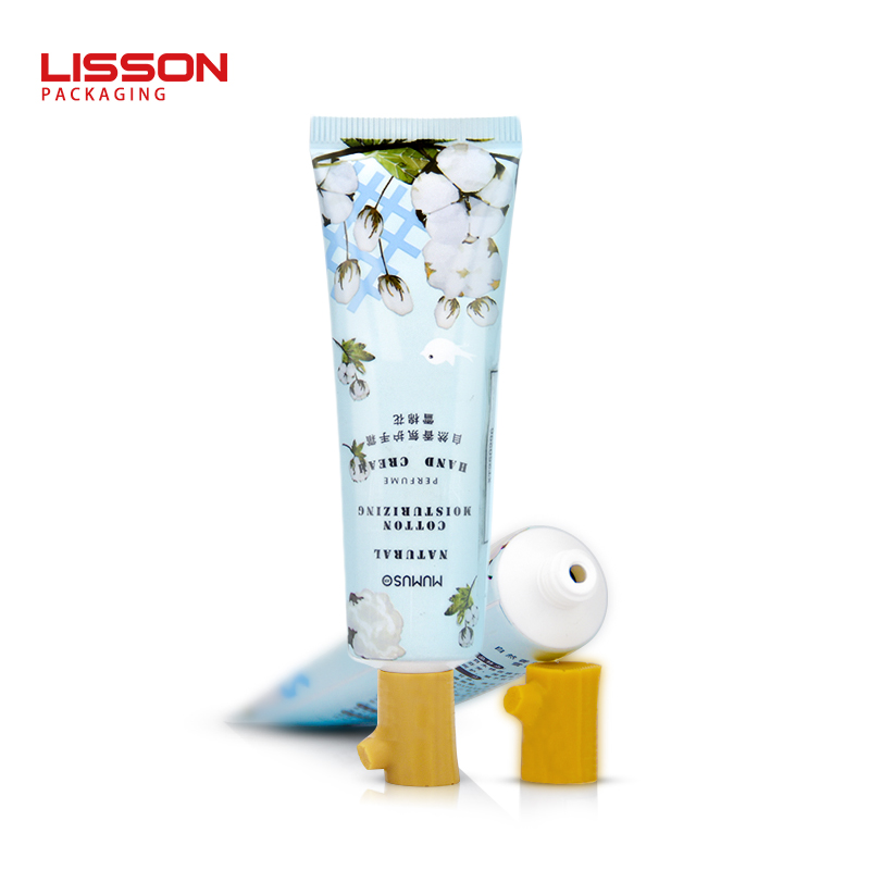 Eco-friendly Empty Cosmetic Lotion Tube with Wooden Cap