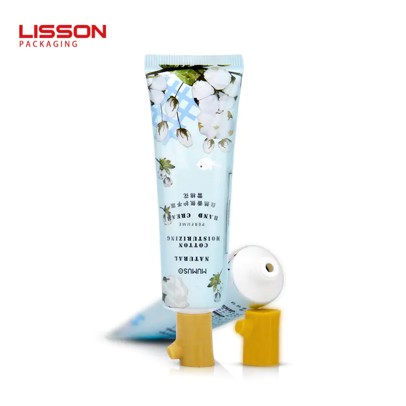 Wholesale Eco-friendly Empty Cosmetic Lotion Tube with Wooden Cap