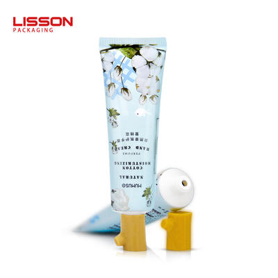 Eco-friendly Empty Cosmetic Lotion Tube with Wooden Cap