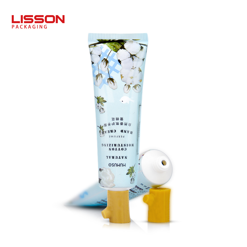Lisson special shape clear plastic tube OEM for facial cleanser