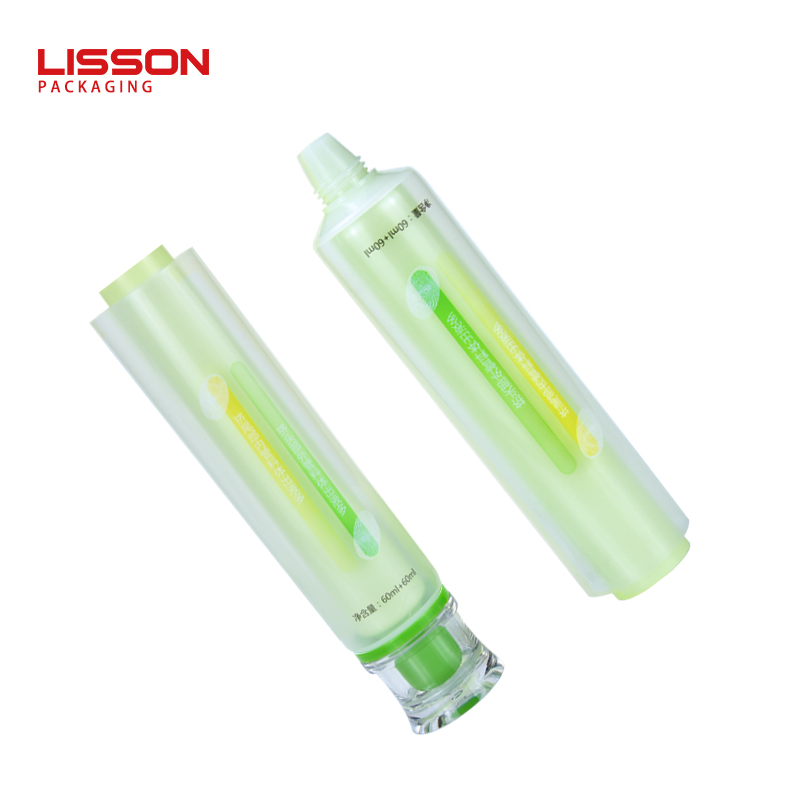 Cosmetic Tube 120ml Dual Chamber Lotion Tube Wholesale