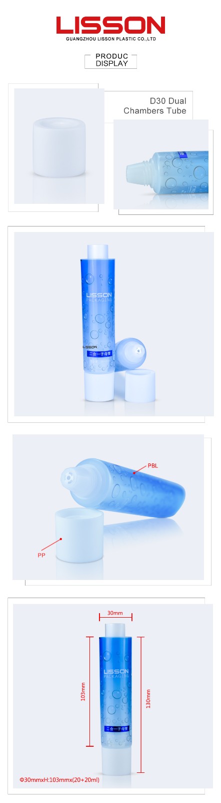 Lisson plastic ointment tubes bulk production for makeup