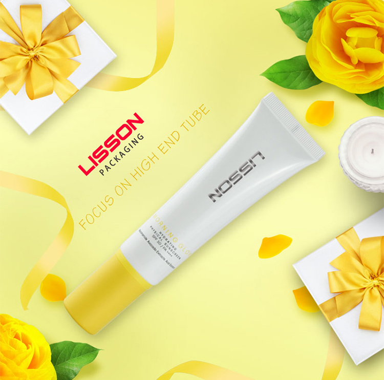 Lisson eye-catching design sunscreen tube soft blush for packaging