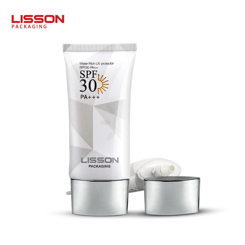 50ml Sunscreen Cream Tube Packaging Oval Plastic Tube