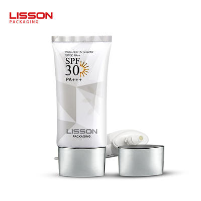 50ml Sunscreen Cream Tube Packaging Oval Plastic Tube