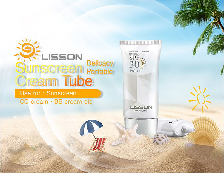 Lisson plastic cosmetic tubes popular for cosmetic