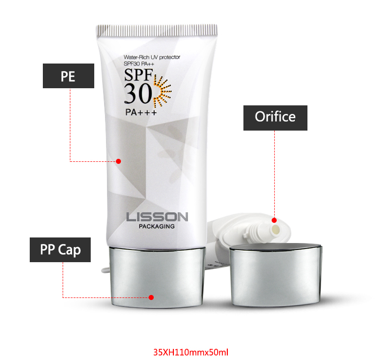 Lisson empty squeeze tubes bulk production for lotion