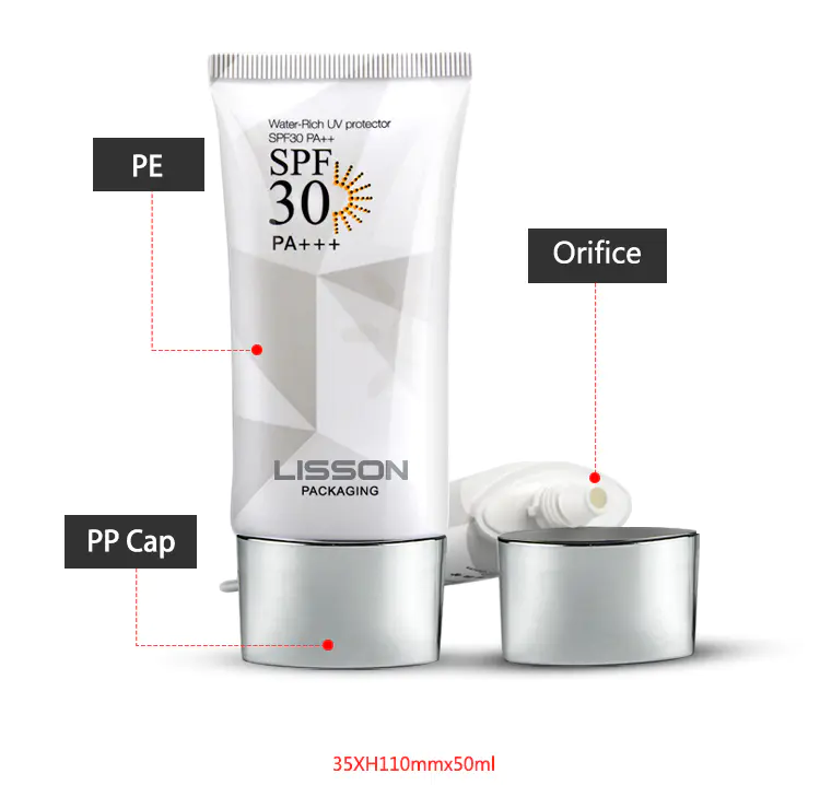 Lisson squeezable tubes exporter for toiletry