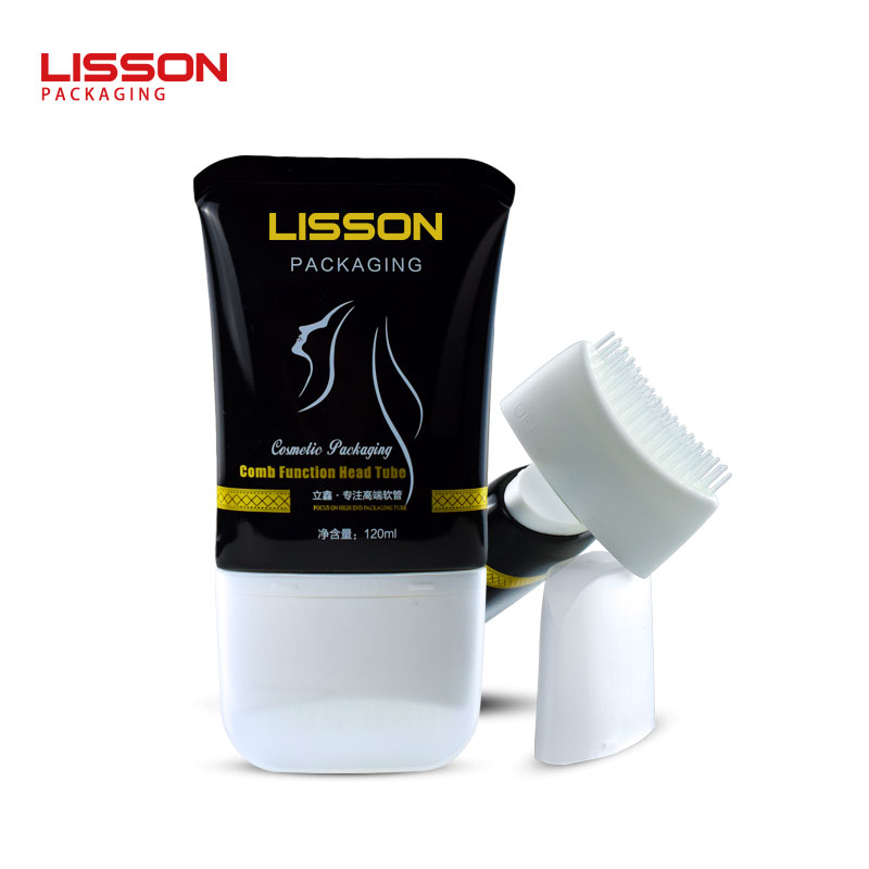 Lisson six steel plastic tube packaging round rotary for skin care