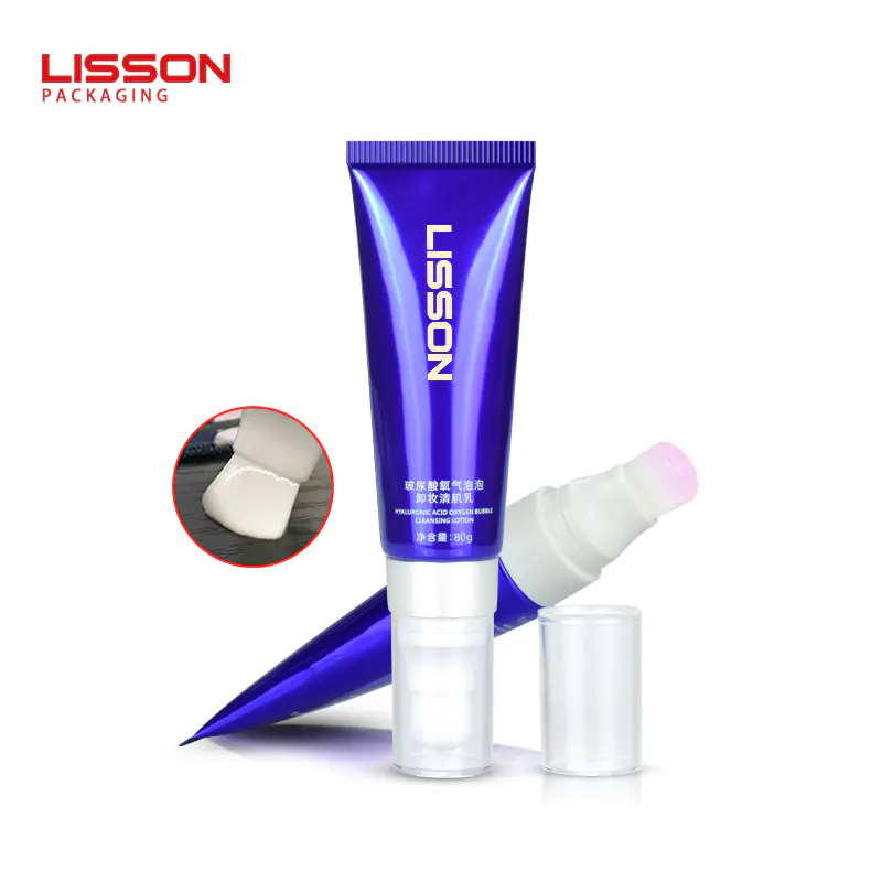 80ml Facial Brush Cleanser Tube Packaging OEM Service
