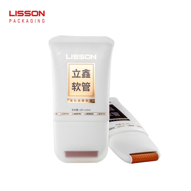 120ML Oval Roller Massage  Body Lotion Tube