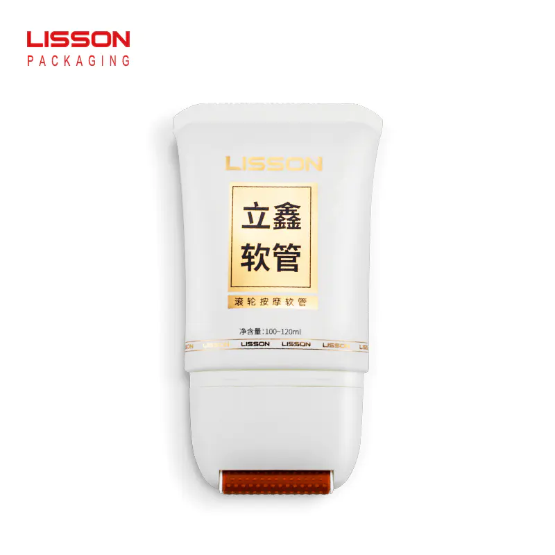 120ML Oval Roller Massage  Body Lotion Tube