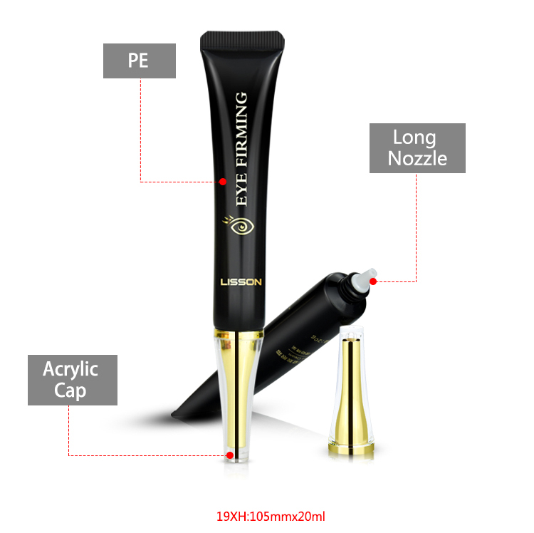 Lisson transparent plastic tube packaging without switch for makeup