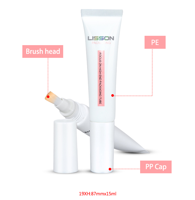 Lisson plastic lip gloss containers bulk production