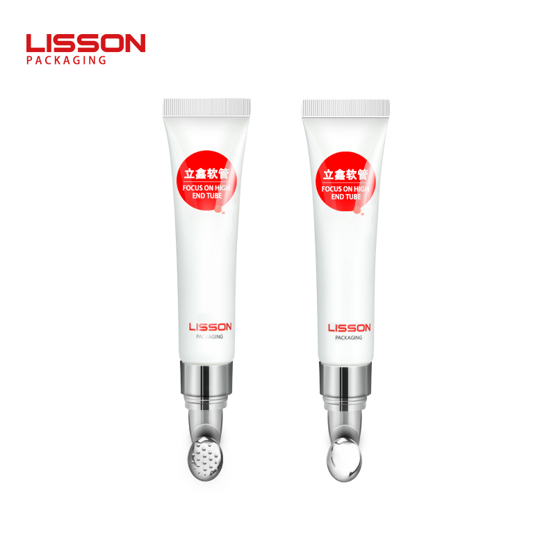 Lisson universal eye cream tube with applicator safe packaging for makeup