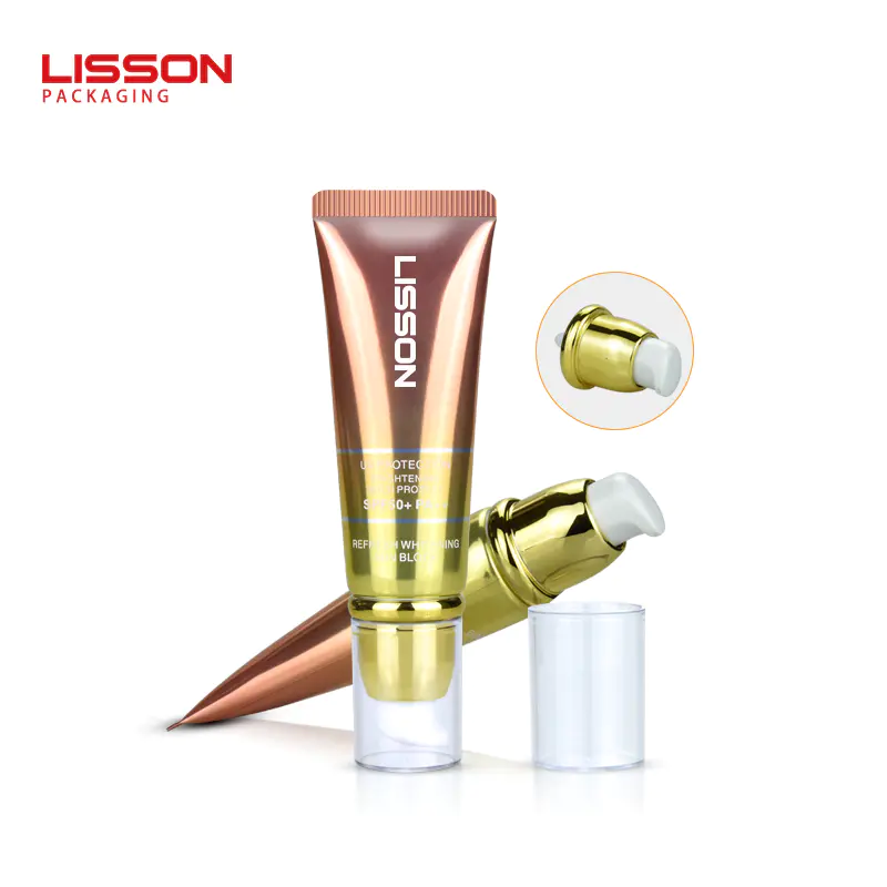 Lisson empty lotion pump packaging for lotion