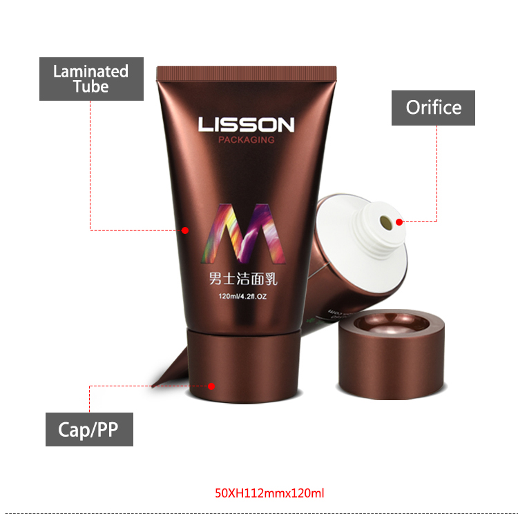 Lisson eco-friendly facial cleanser tube high-end for lotion
