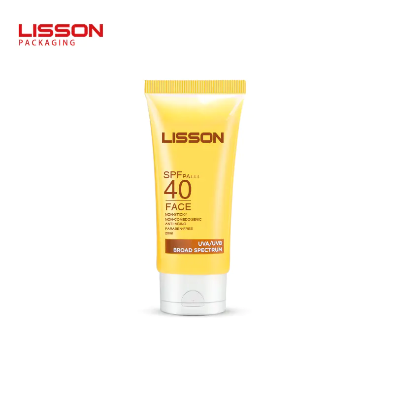 Lisson custom squeeze tubes for cosmetics soft blush for sun cream
