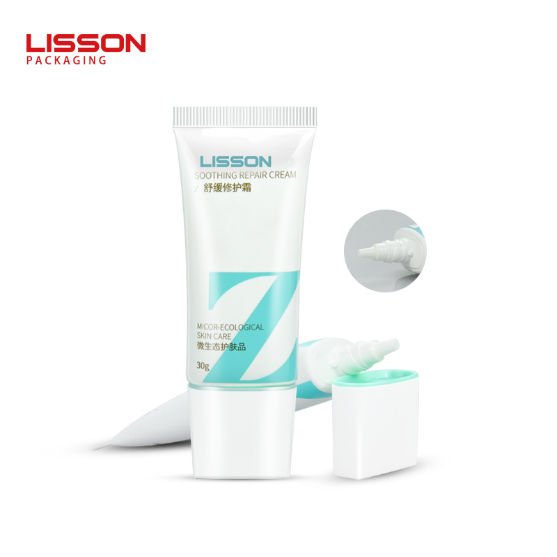 Lisson compact box cosmetic tube packaging oval for makeup