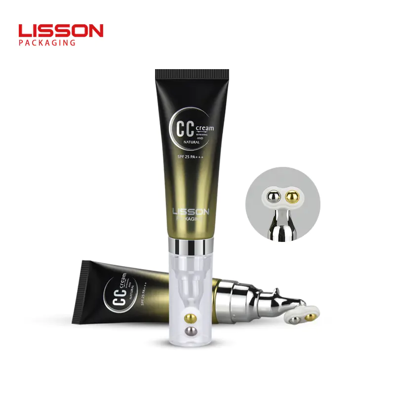 2 Metal Massage Ball Tube for Face Lifting Cream