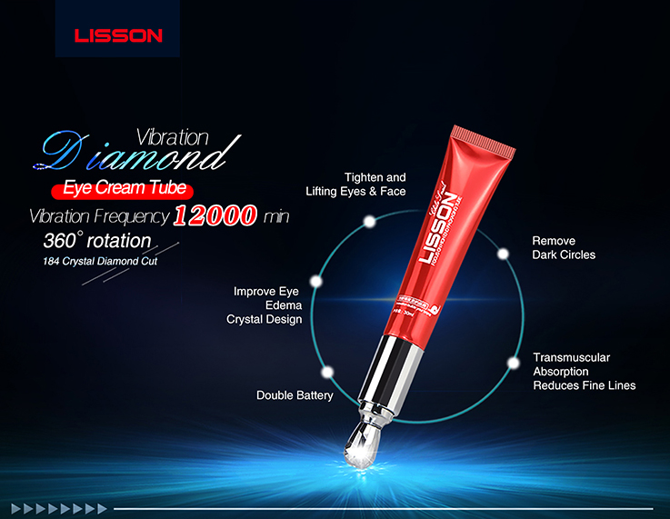 Lisson eye cream container for makeup