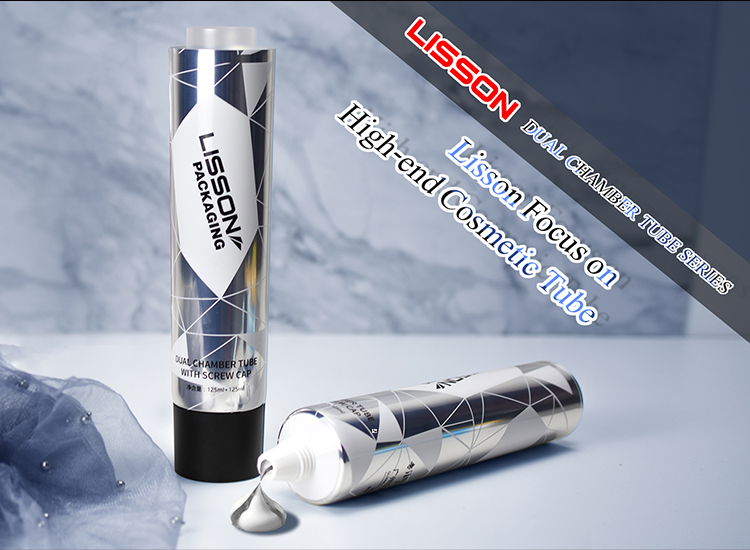 Lisson six steel cosmetic tube packaging for lotion