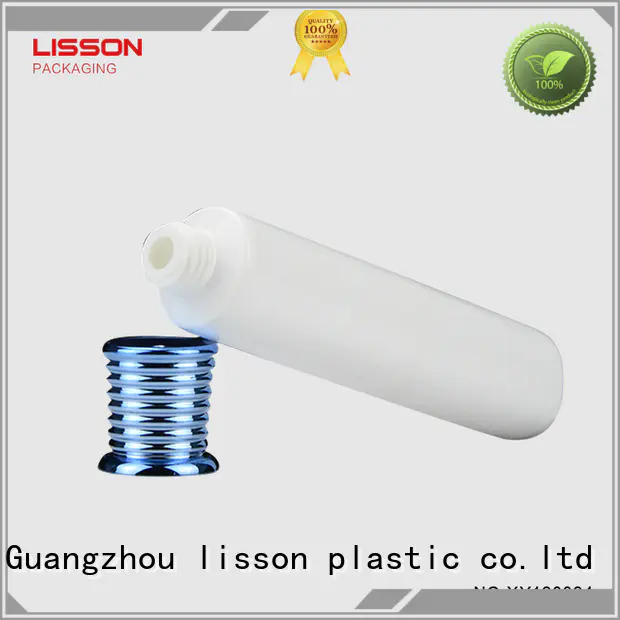 covered blossom lotion packaging hat Lisson Tube Package company
