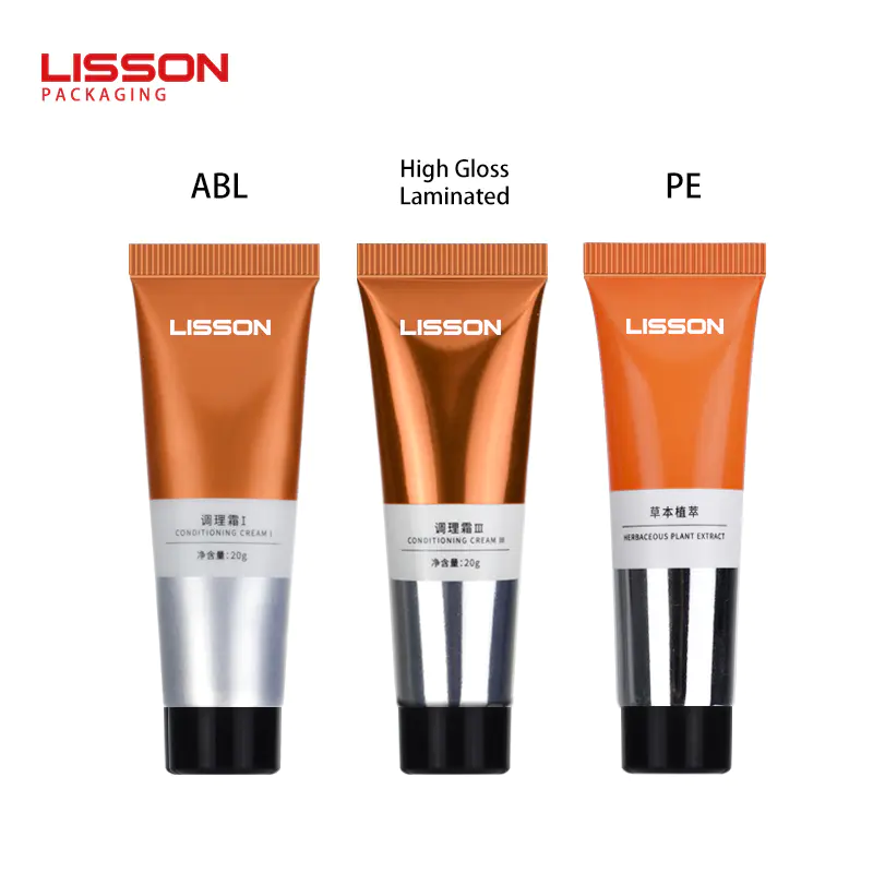 Custom PE ABL Cosmetic Squeeze Tube for Hand Cream