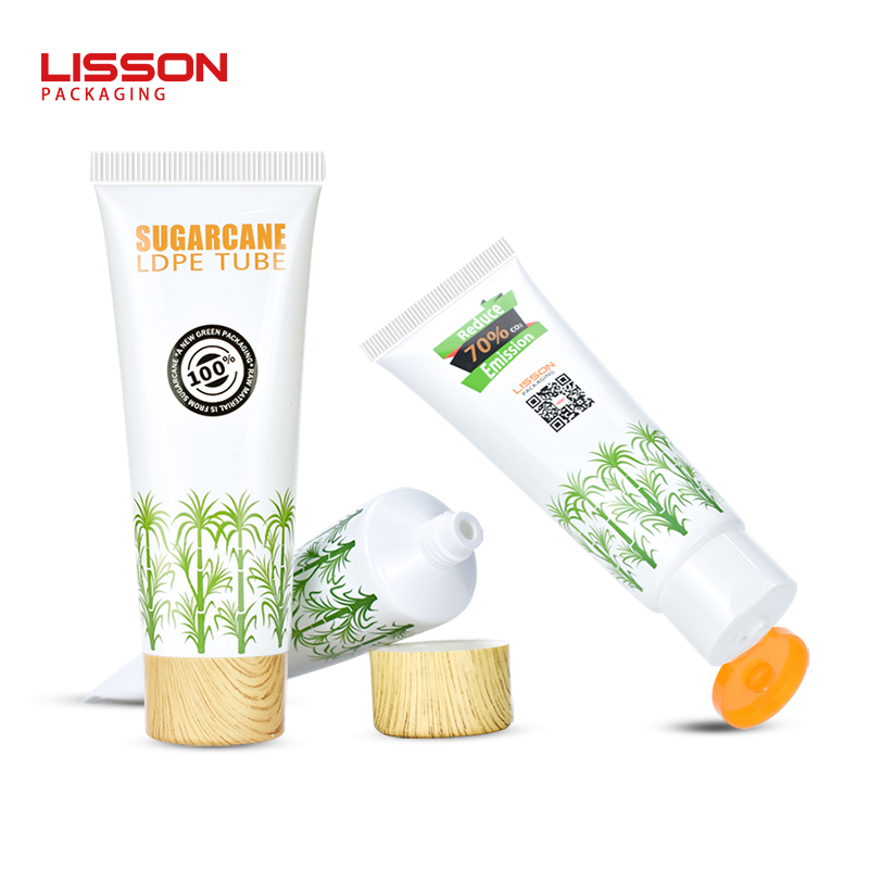 New Arrival 2024 Sustainable Packaging Sugarcane Tube for Skincare