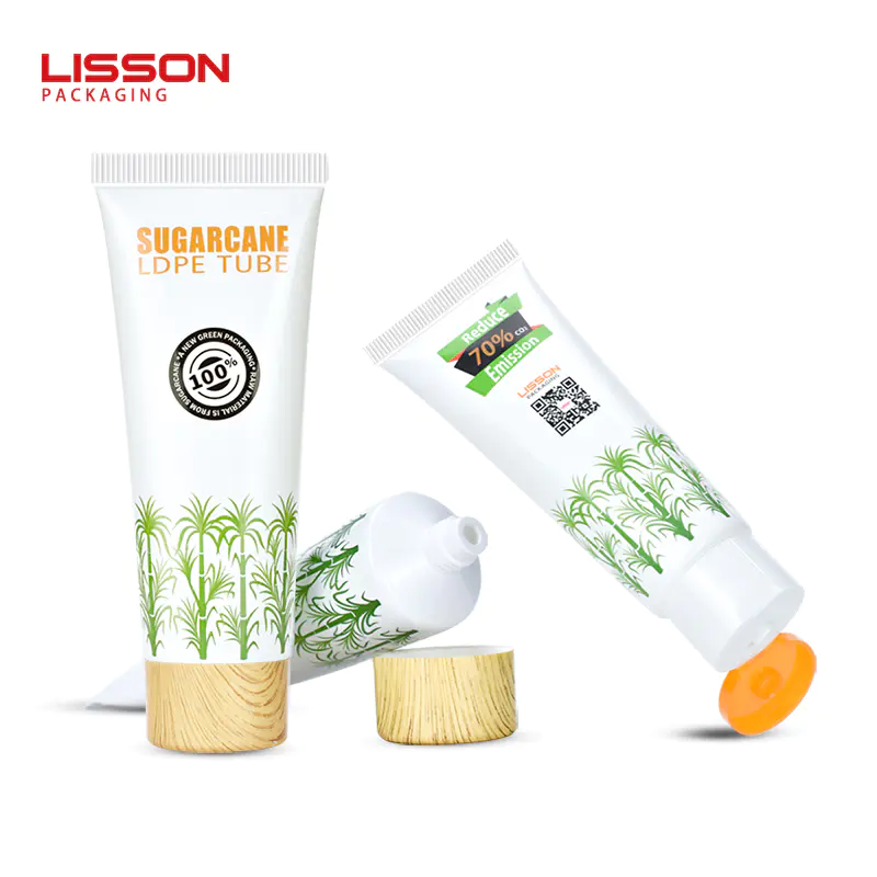 New Arrivals Sustainable Packaging Sugarcane Tube for Skincare
