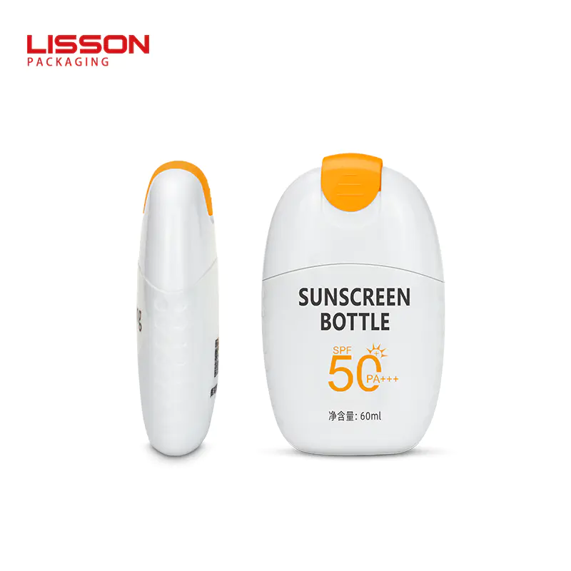 Flat Sunscreen Cream Bottle Original Factory Custom