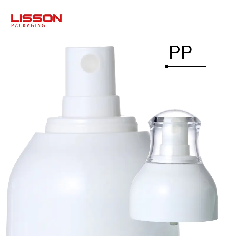 30ml- 200ml white cosmetic plastic fine mist spray bottle