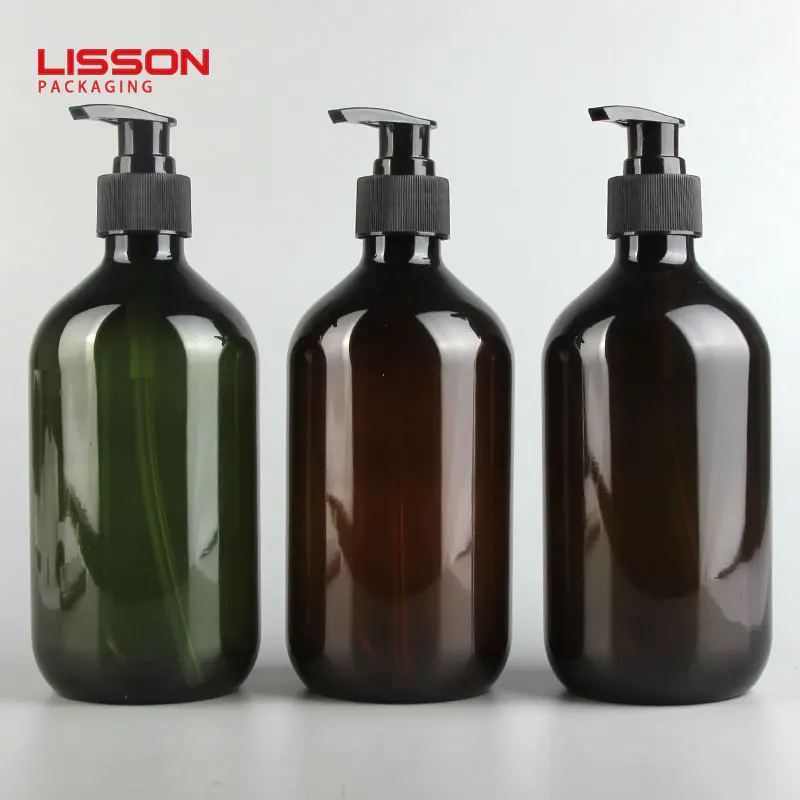 250ml Cosmetic Luxury Plastic Conditioner Bottles Packaging Shampoo Bottle
