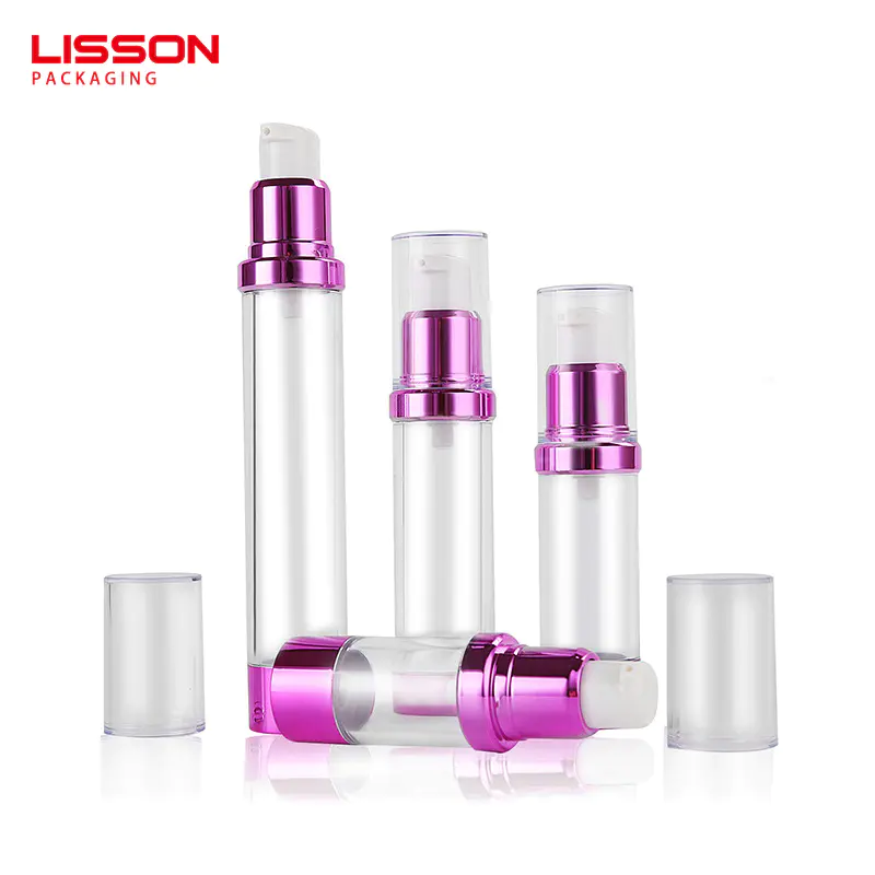 10ml 15ml 20ml 30ml small mockup wholesale empty Cosmetic Plastic Airless Pump Bottle