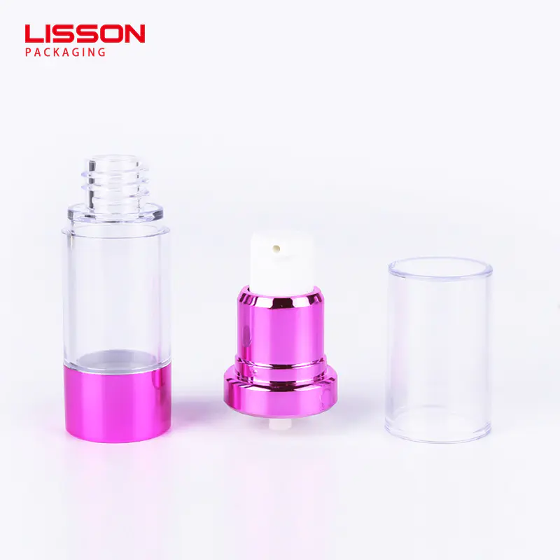 10ml 15ml 20ml 30ml small mockup wholesale empty Cosmetic Plastic Airless Pump Bottle