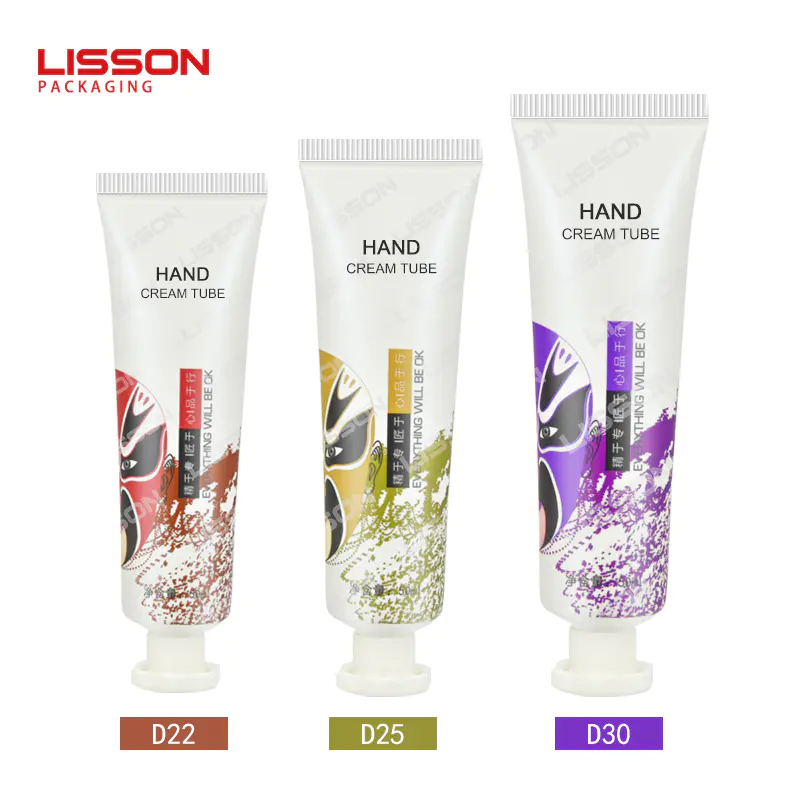 Manufacturing cosmetic squeeze tubes wholesale for hand cream packaging cosmetic tube factory