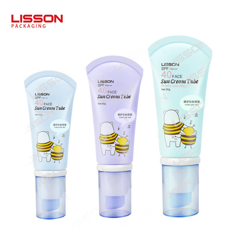 Wholesale Cosmetic Airless Tube From Recycled Plastic PE Best Skincare Packaging