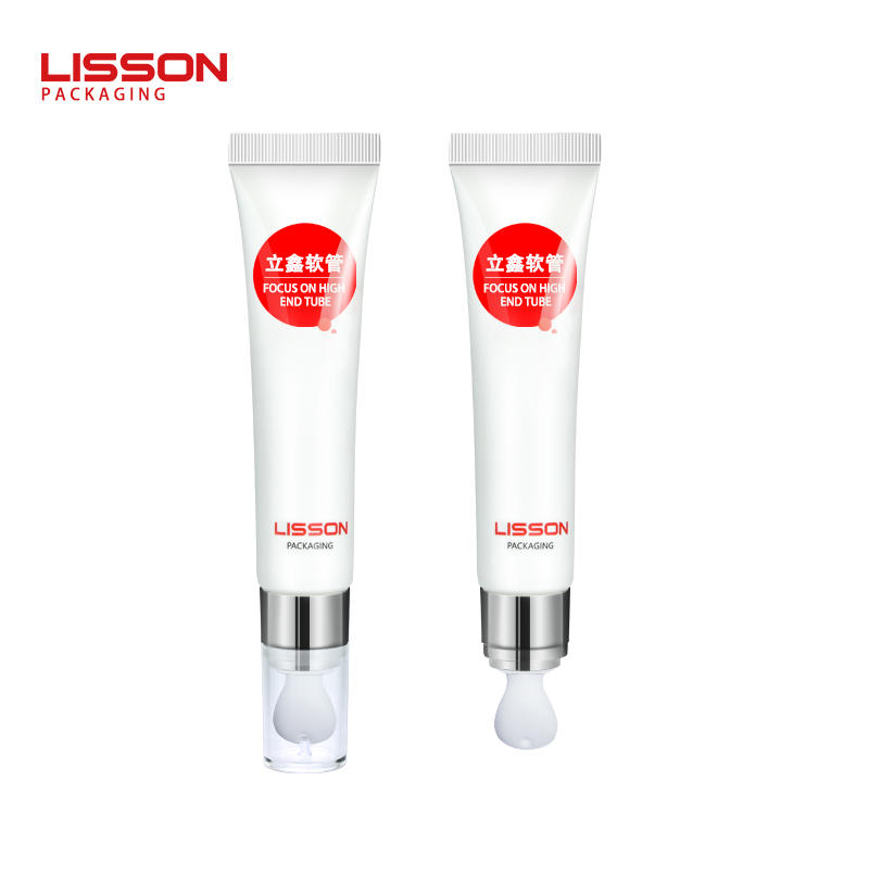 Factory Supply Wholesale Cosmetic Tubes 15ml Ceramic Applicator Eye Cream Tube Eye Care Packaging
