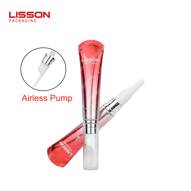D19 Airless Pump Eye Cream Plastic Squeeze Tube Cosmetic Packaging
