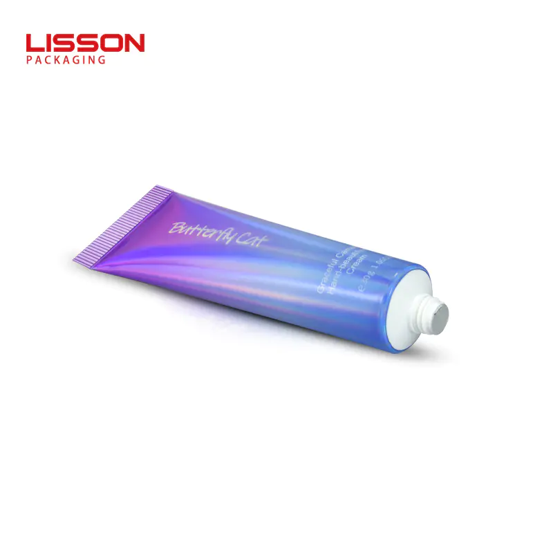 Best Quality D25 ABL Round Tube Plastic Squeeze Tube Packaging Laser Laminated Tube Factory Gradient Design