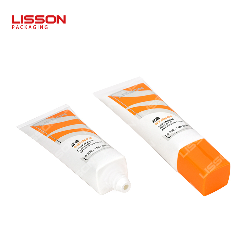 Lisson D40 custom sugarcane bio-plastic tube with quadrangle screw cap