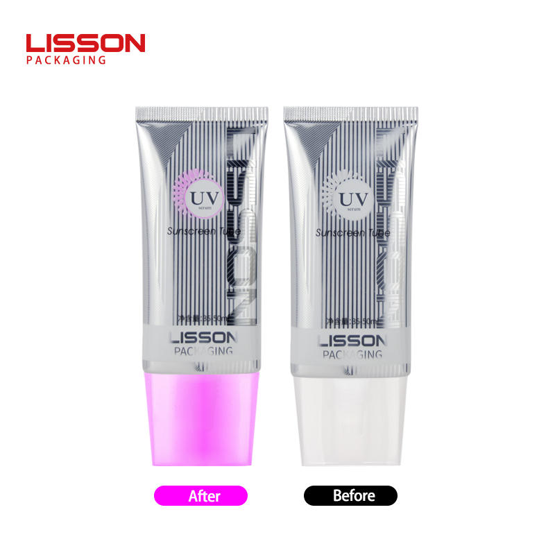 UV Color Change Cosmetic Oval Tubes Lisson Packaging