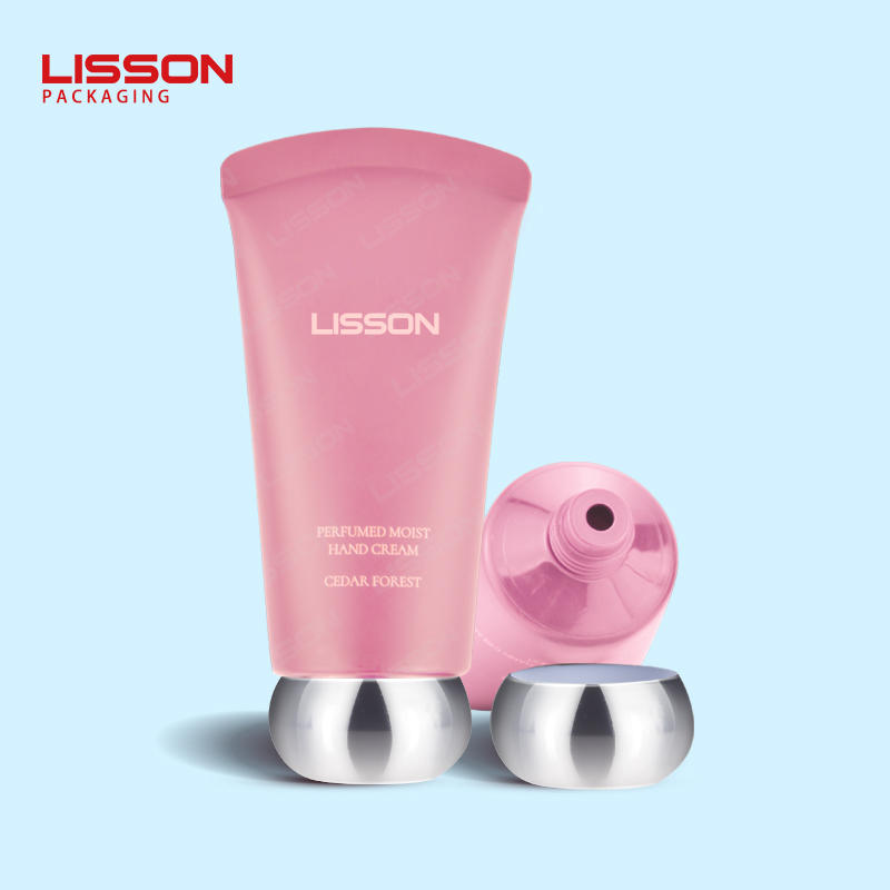 OEM Cosmetic Hand Cream Tube with special shape tail sealing