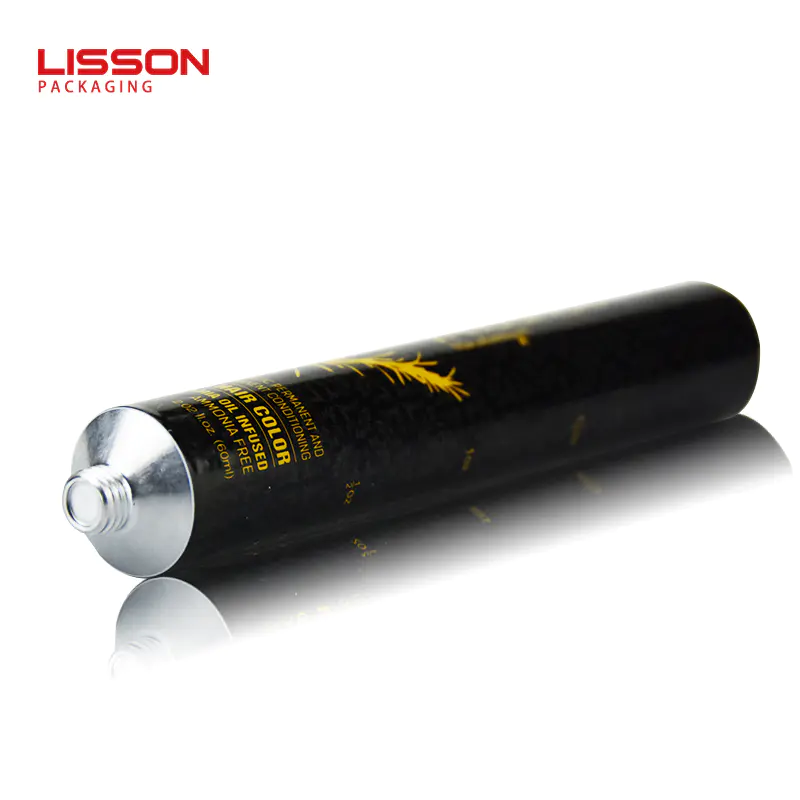 Custom collapsible aluminum tube best collapsible aluminium tubes manufacturer Black DIY Aluminium Tube D28