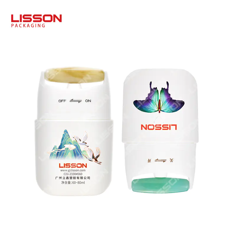 HDPE Cosmetic Bottle with Agate Applicator-Lisson Packaging