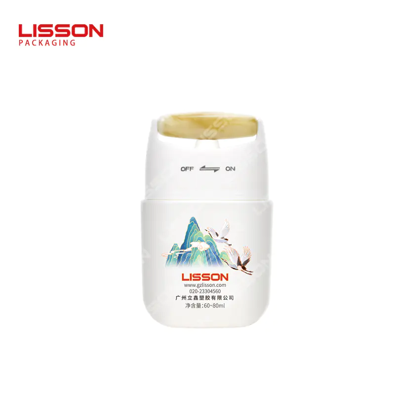HDPE Cosmetic Bottle with Agate Applicator-Lisson Packaging