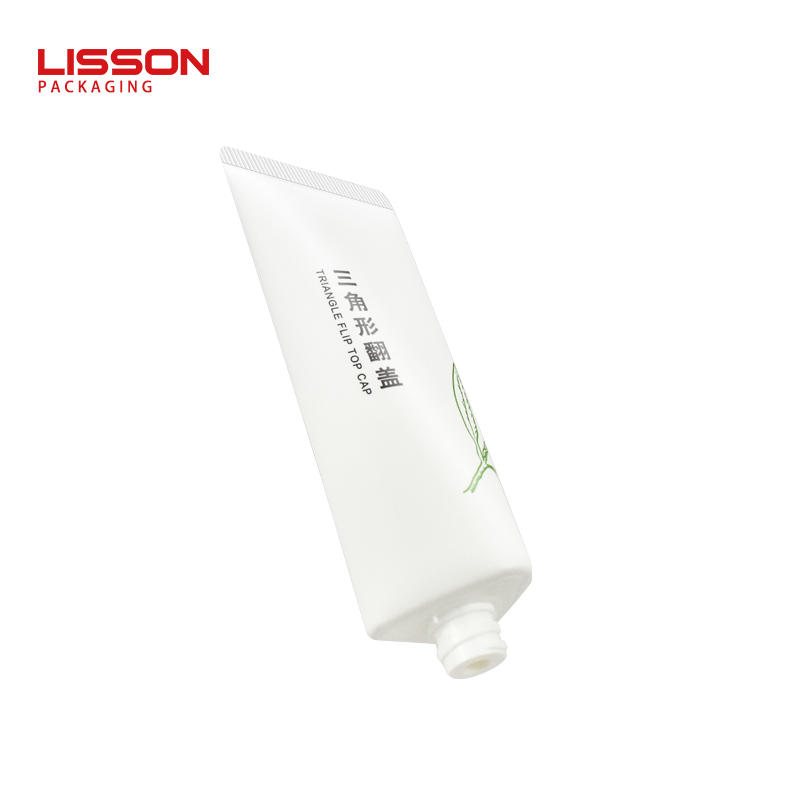 Sustainable Plastic PCR Cosmetic Tube with Triangle Flip-top Cap-Lisson