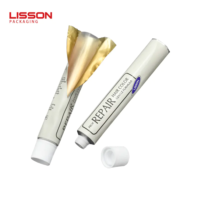 Factory Supply Collapsible Aluminum Squeeze tubes for Skincare