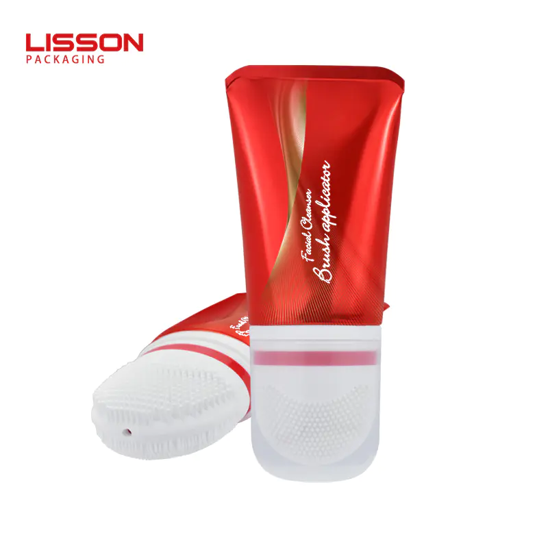 New Arrivals D50 Oval Cosmetic Tube with Brush Applicator--Lisson Packaging