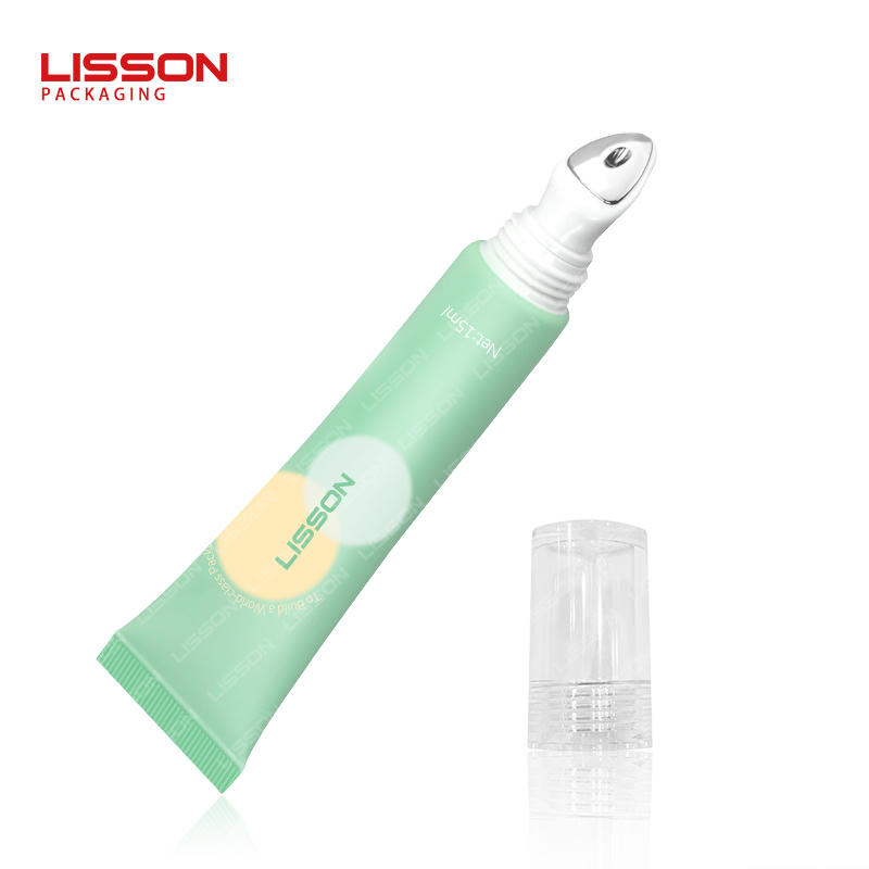 Make 15ml Empty Zinc Alloy Applicator Eye Cream Tube Packaging---Lisson Packaging